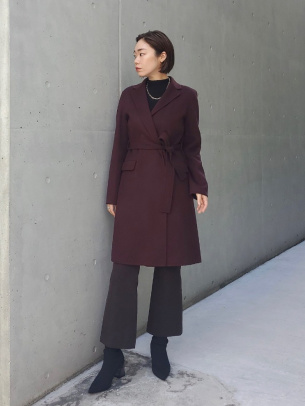 New Divide GC Belt Coat B | WOMEN（レディース）｜Theory 公式通販サイト
