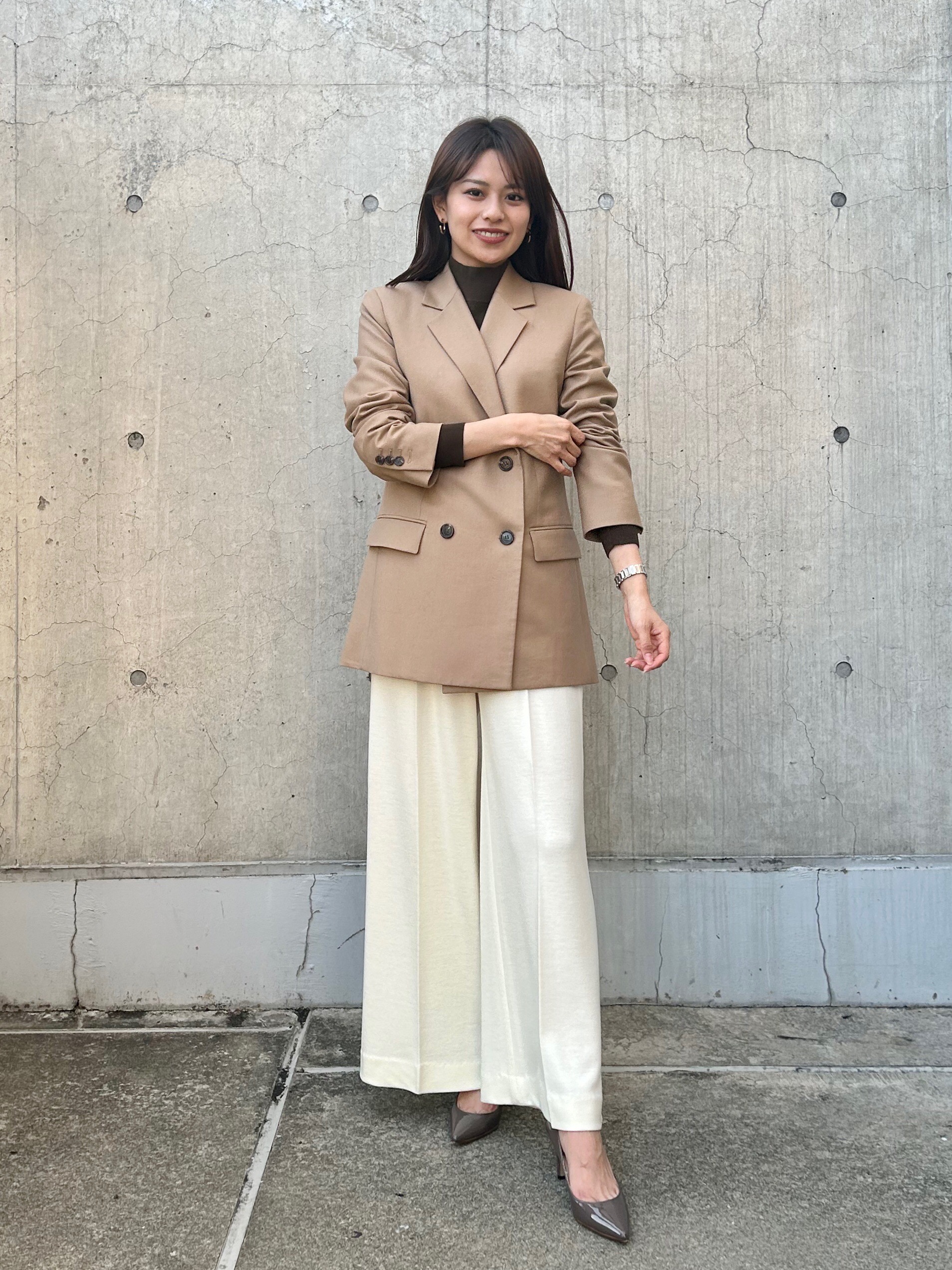 セオリー　麻 ジャケット オートミールと言う可愛いお色⭐︎ セオリー 麻 ジャケット オートミールと言う可愛いお色⭐︎