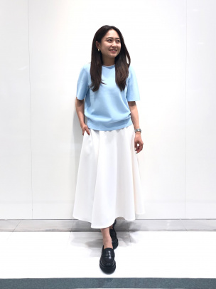 Tailor Crepe Full Round SK | WOMEN（レディース）｜Theory 公式通販サイト