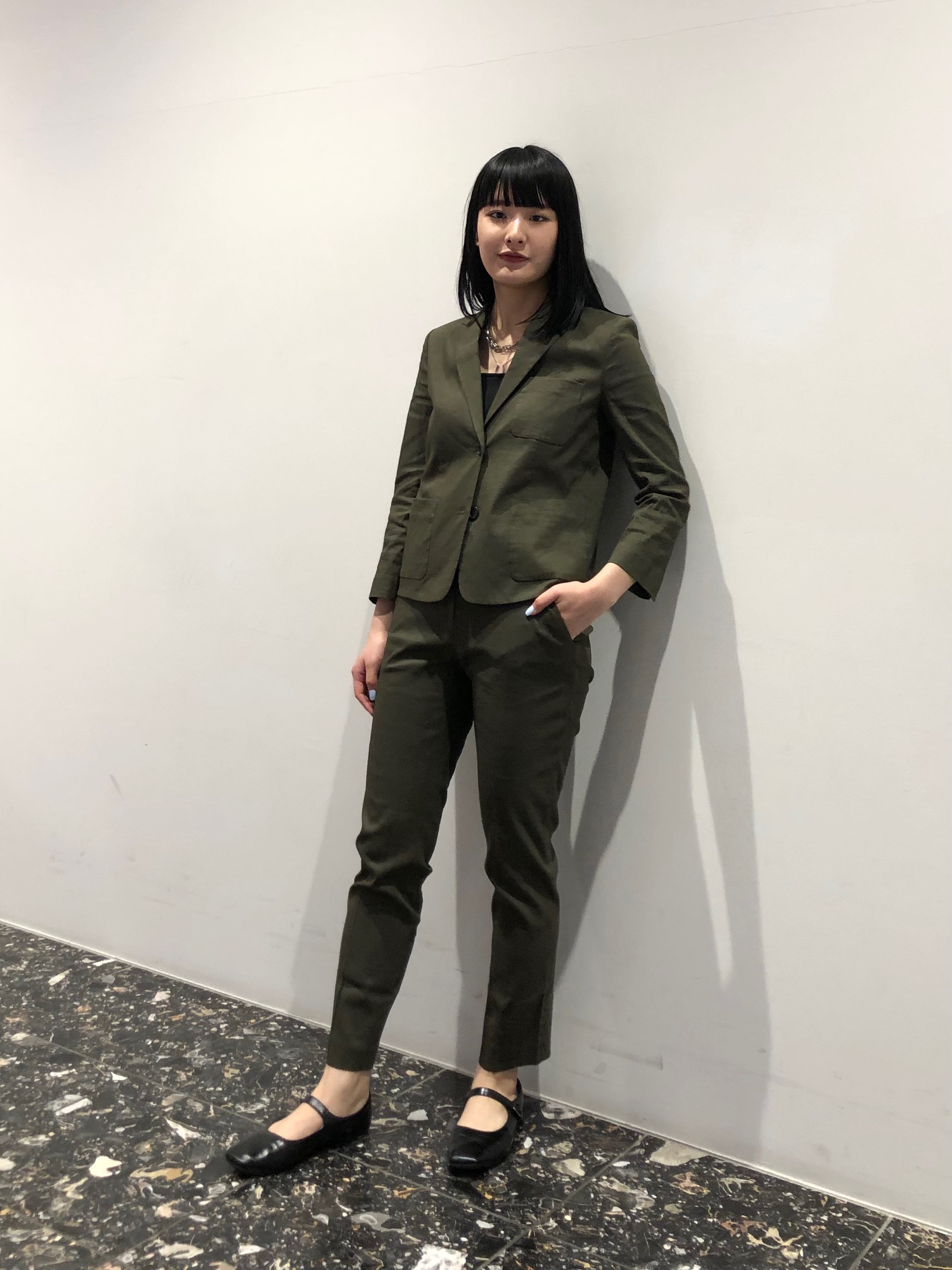 24ss Theory GOOD CRUNCH W セットアップ 細う パンツスーツ 