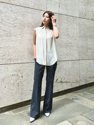 Powder Crepe OS Sleevless SH J | WOMEN（レディース）｜Theory