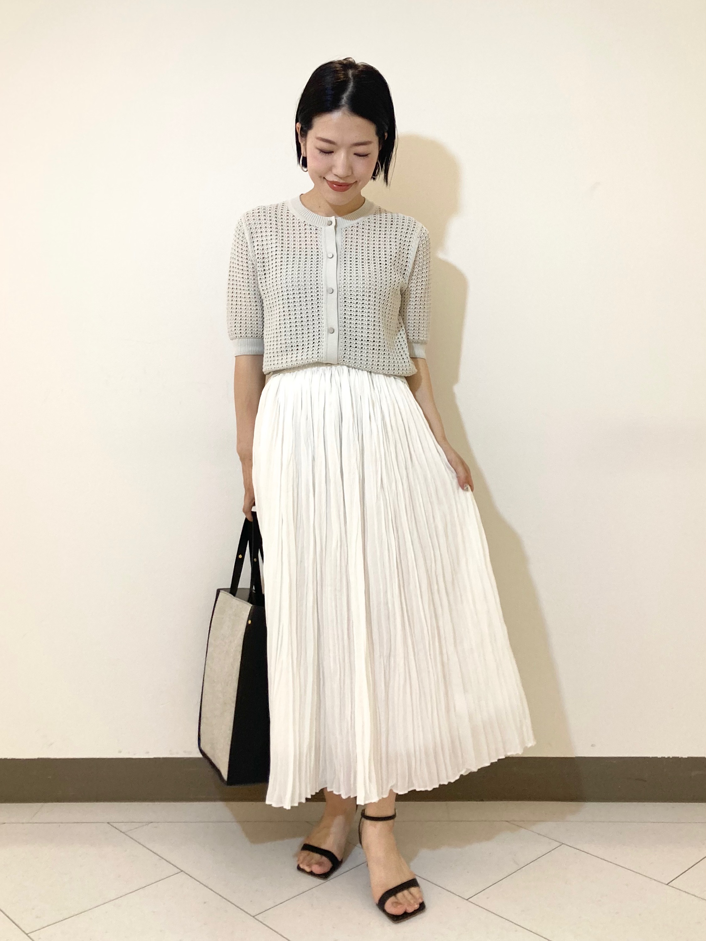 セオリー　ロングスカート　アイボリー　00サイズ　今期物 Theory - セオリー ロングスカート アイボリー 00サイズ 今期物