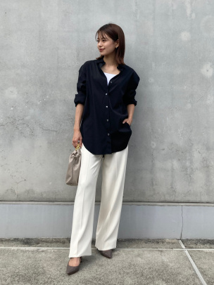一部限定カラー Admiral Crepe Relax Straight Pant J | WOMEN