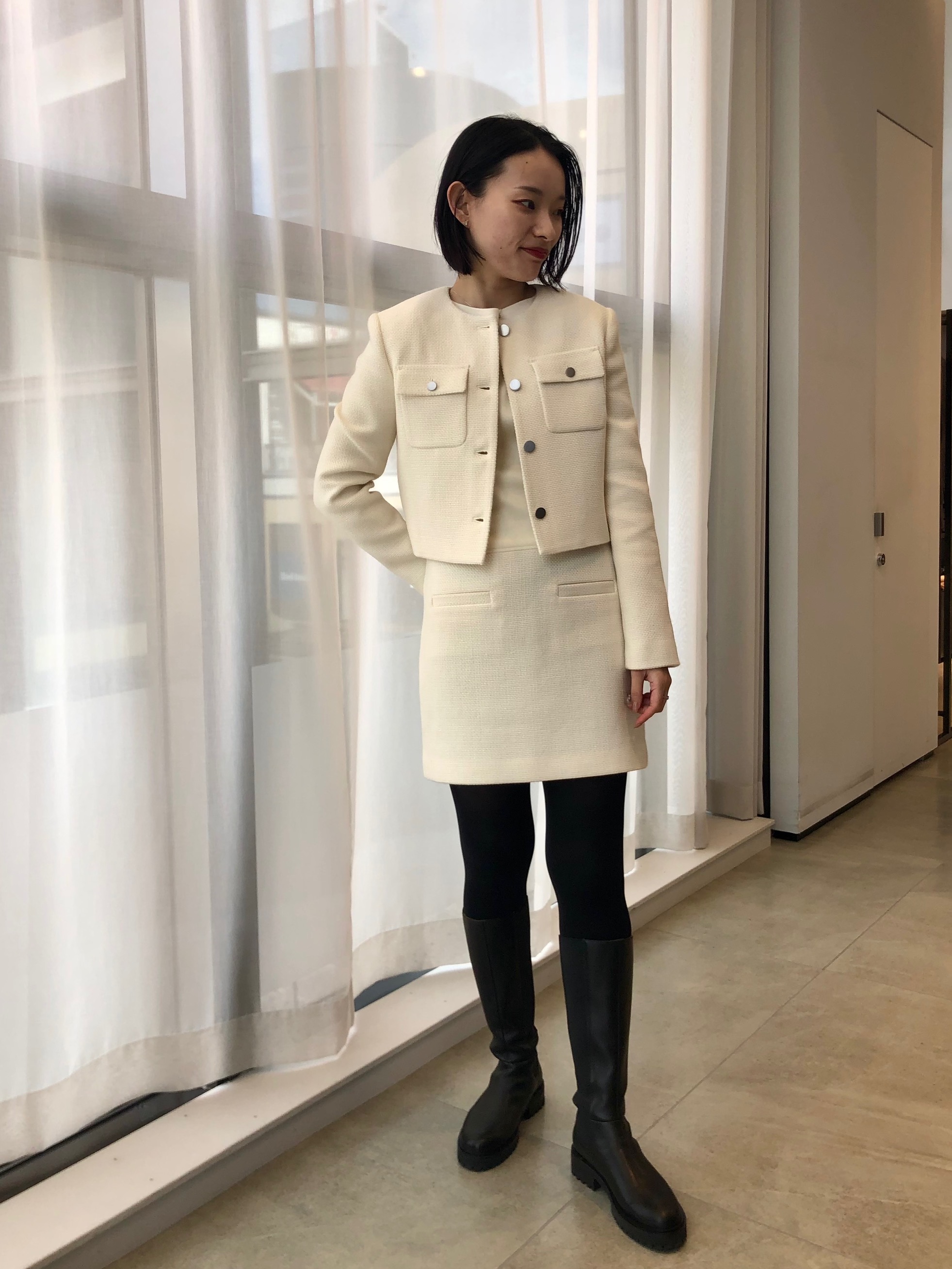 theory セオリー Plush Tweed PKT Cardgn JKT コーディネート詳細