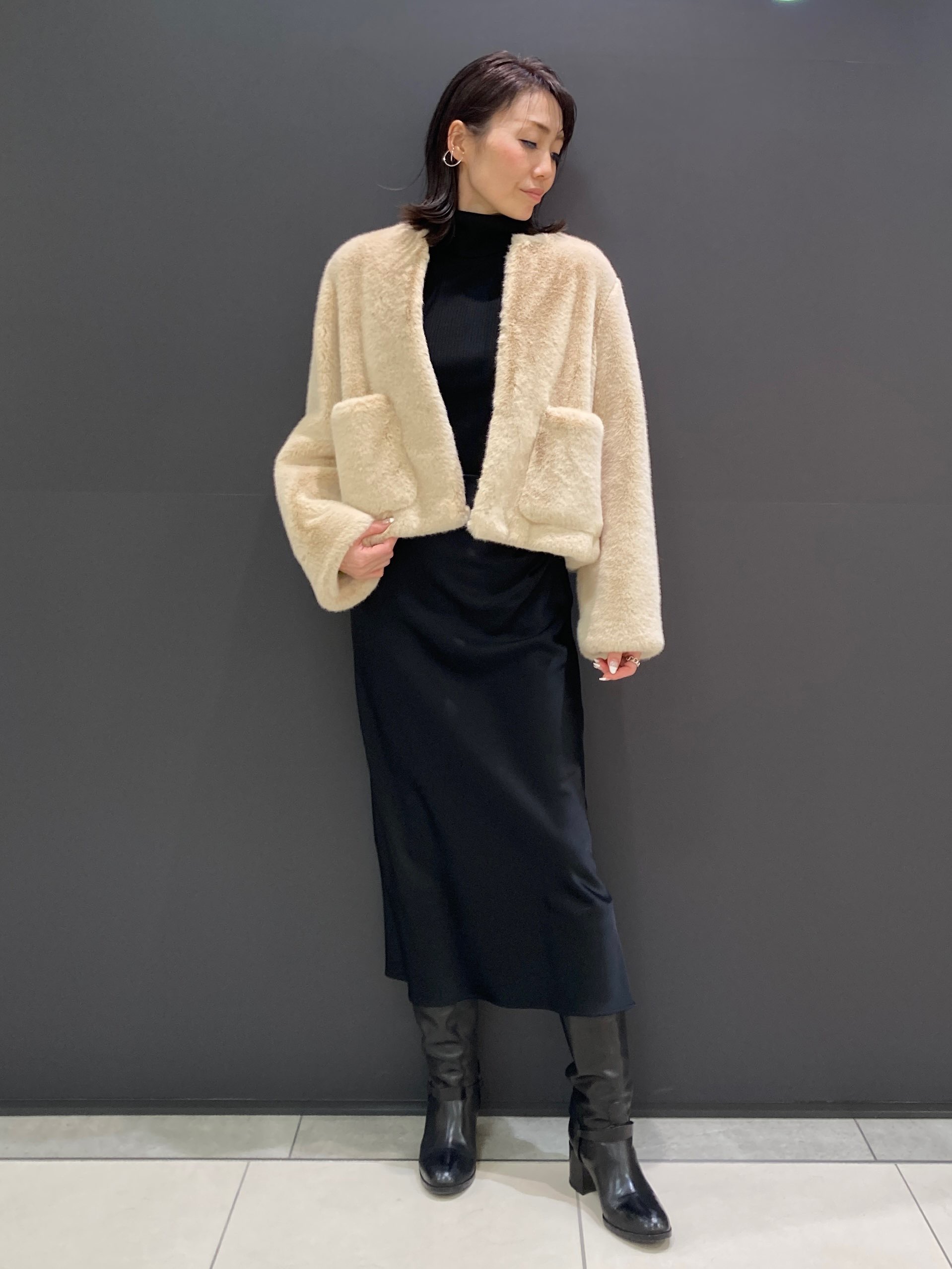 Theory（セオリー）フェイクファージャケット S ショートコート