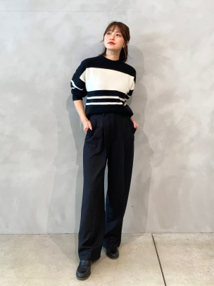 一部限定カラー Astor Wool Color Block S PO | WOMEN