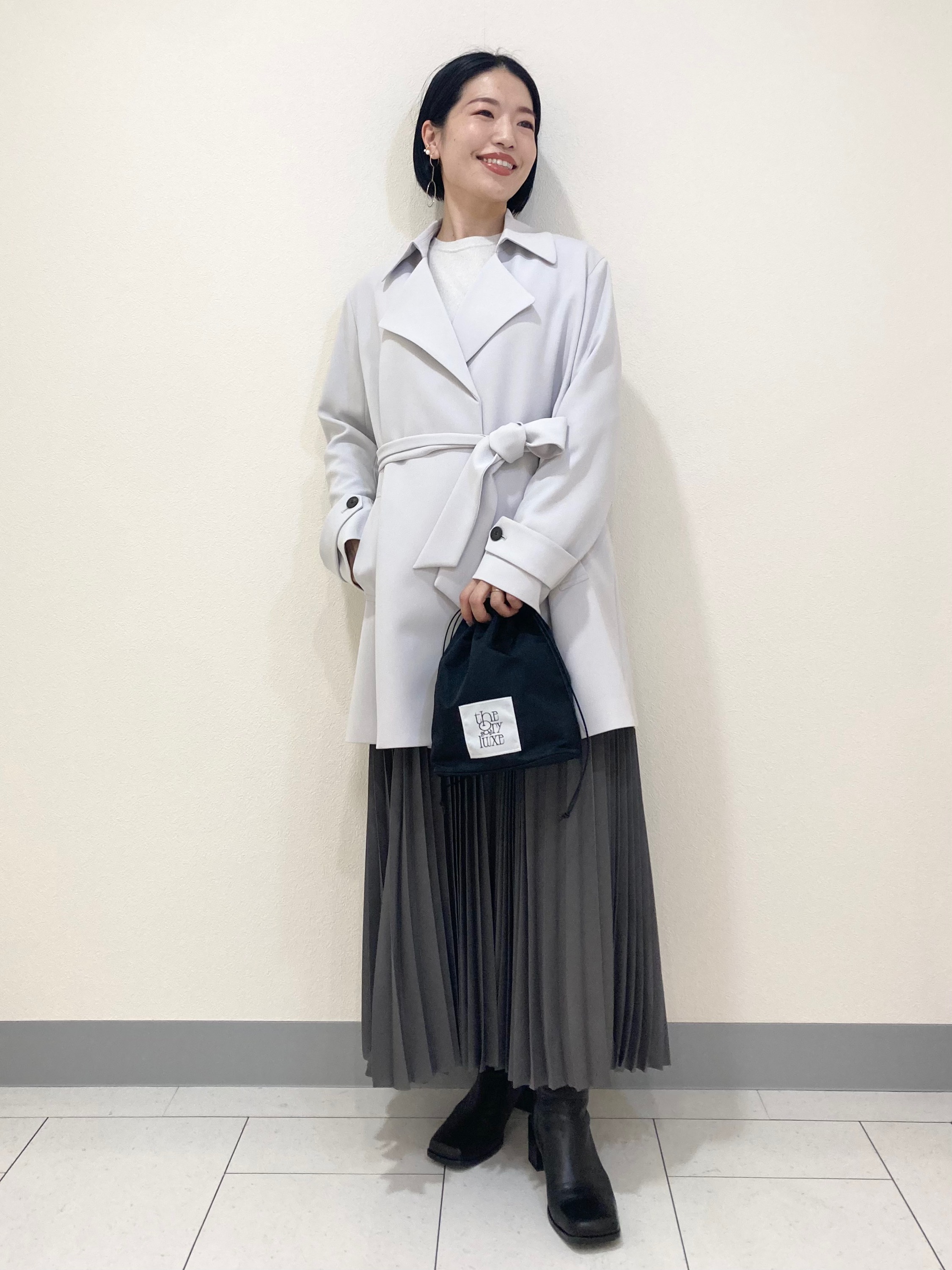 2025SS✨セオリーリュクス　Luve Wreni Coat アイスグレー 2025SS✨セオリーリュクス Luve Wreni Coat アイスグレー