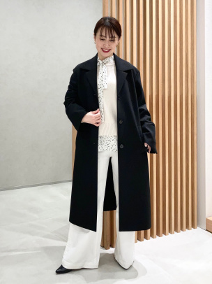 タグ付き23/9購入　セオリー　黒コート COAT ISSUE | Theory luxe（セオリーリュクス）公式通販サイト