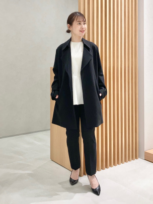 今季✨theoryluxe Luve Wreni Coat トレンチコート　黒 035109605_c050_a002_pm.jpg