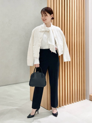 美品 定価4.6万 theory luxe 襟付きツイードカーディガン 38 Tweed Knit Simon Cardigan | Theory luxe[セオリーリュクス]公式通販