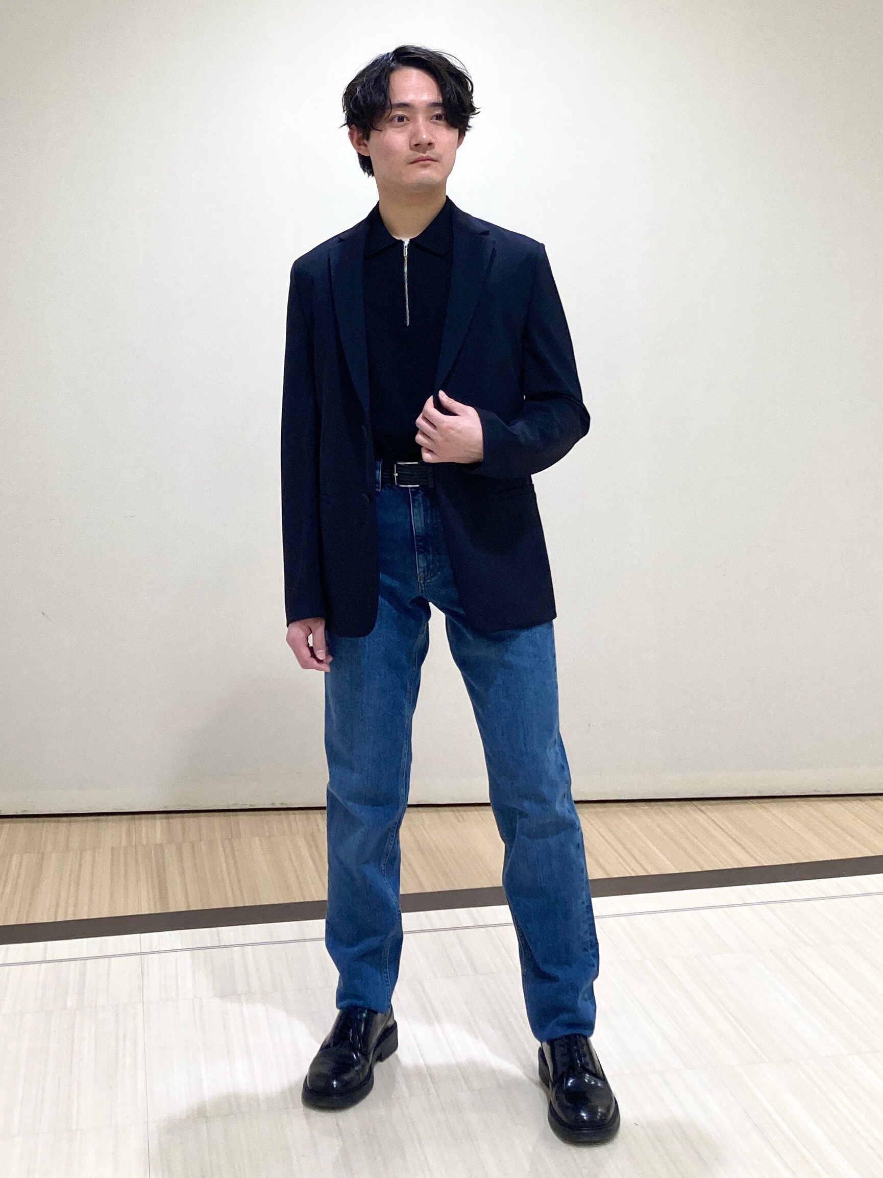 美品✨Theory 現行 25SS テーラード ストレートブレザー ネイビー S 