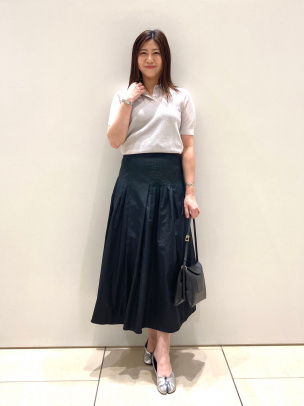 一部店舗限定 Victor Taffeta Meave Skirt | Theory luxe