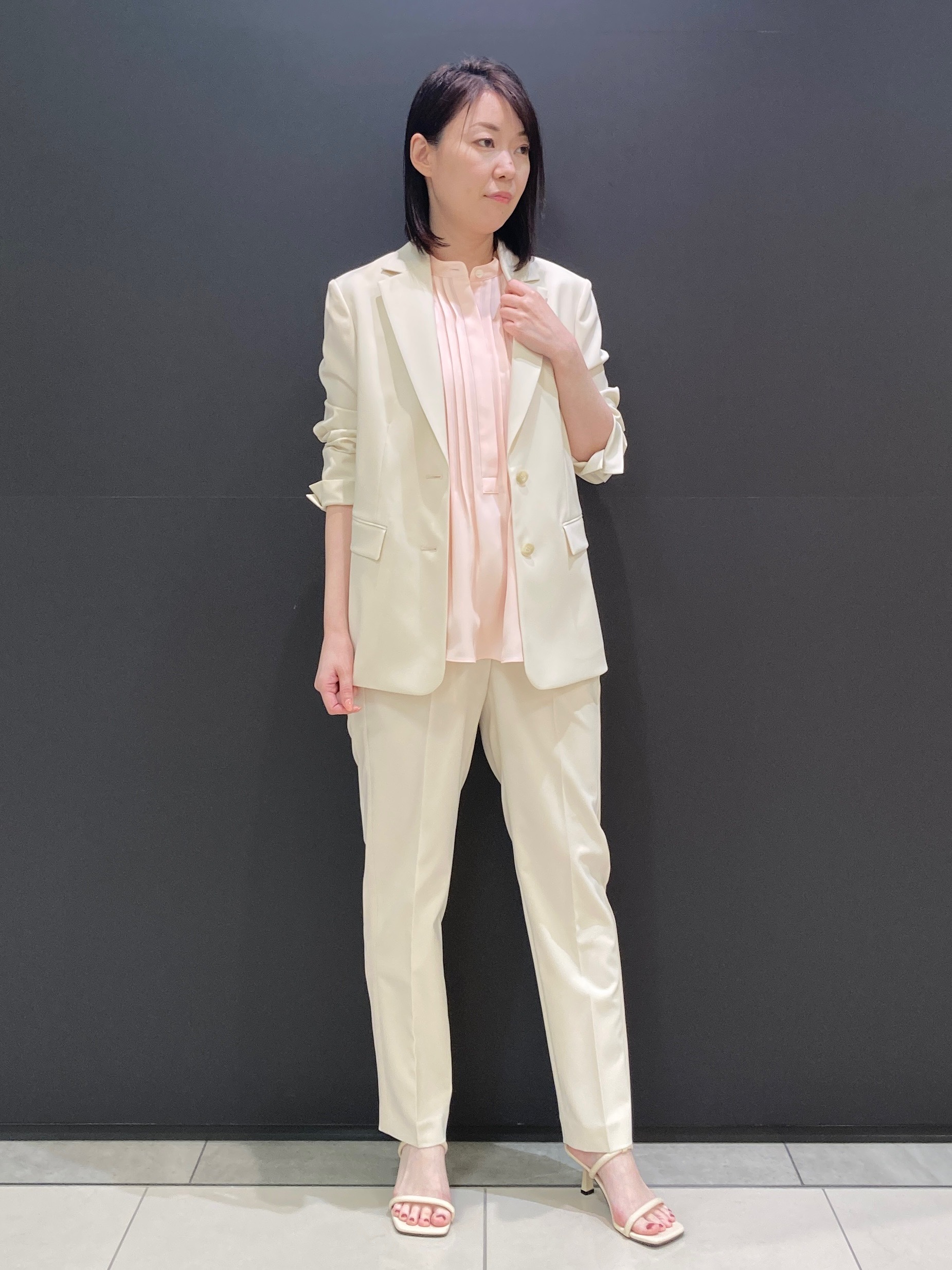 セオリー 麻 ジャケット オートミールと言う可愛いお色⭐︎ セオリー