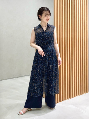 Inked Floral Prt Elly Dress | Theory luxe[セオリーリュクス]公式