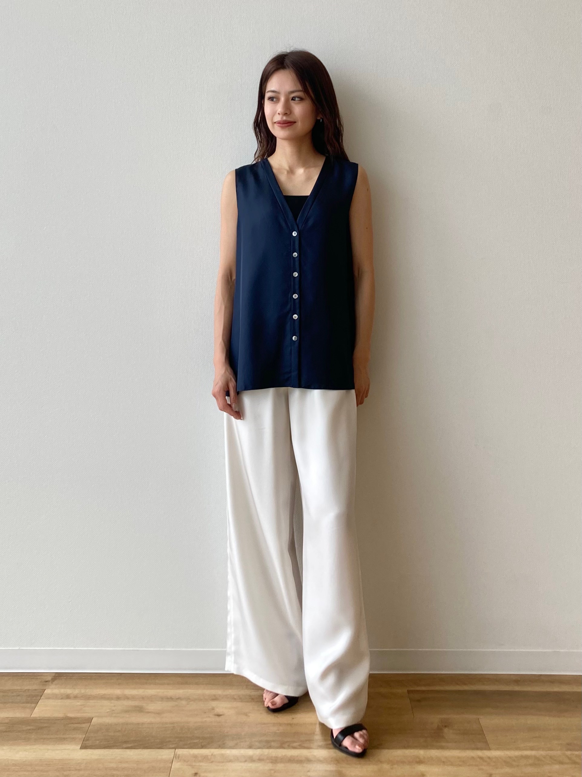 9-11号　セオリー　ミリー　ダイアンフォンフォステンバーグ　 DIANE VON FURSTENBERG SEQUIN SAXON STRIPE SHELL TOP SIZE M MULTI