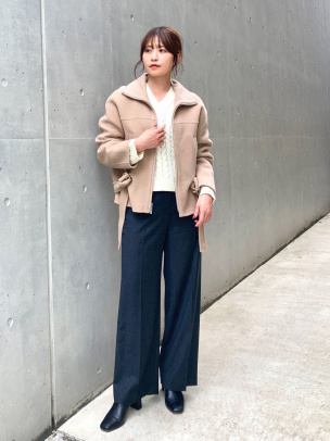 一部店舗限定 Felted Wool Cash Cable Sweater | WOMEN（レディース