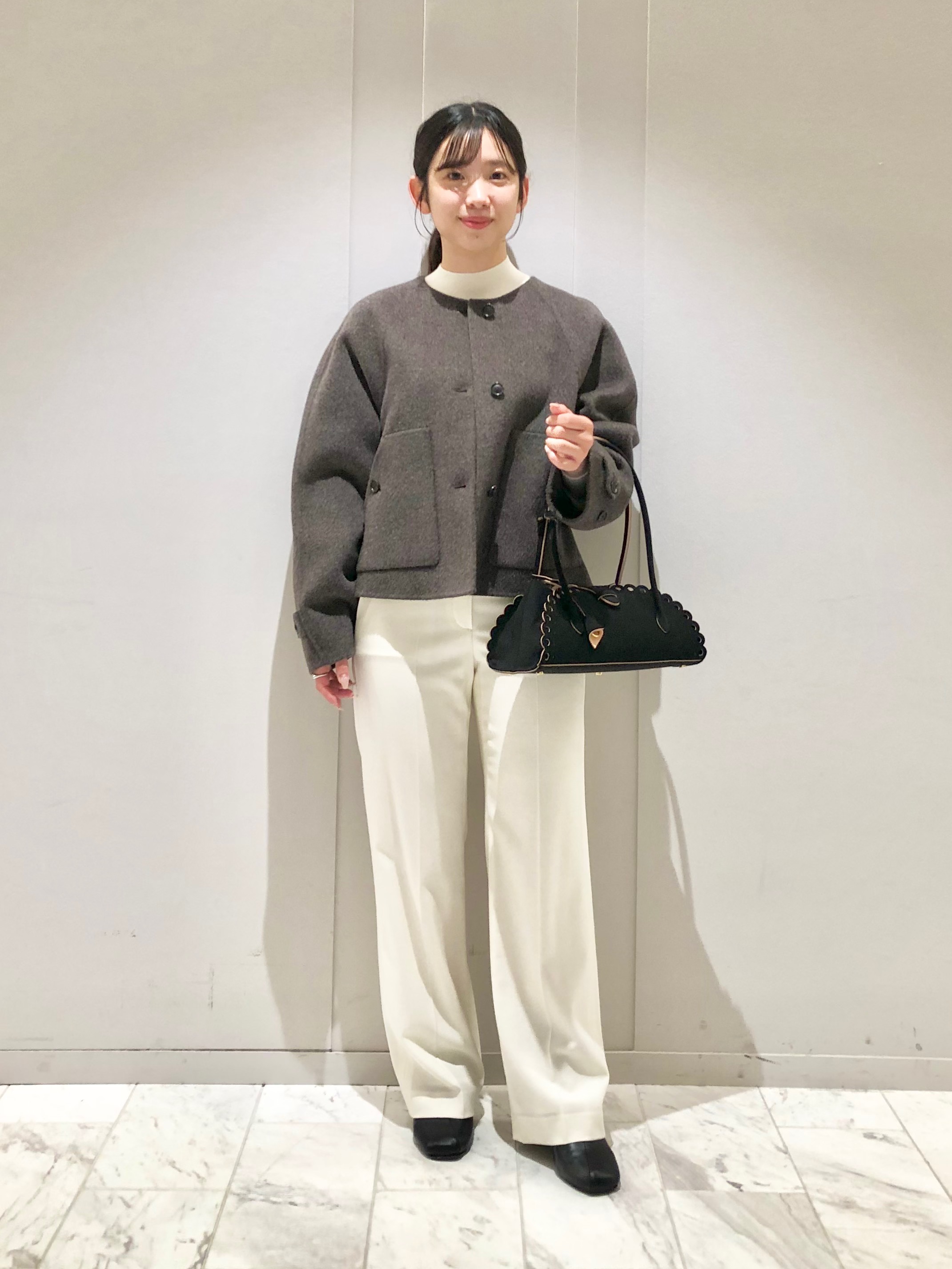 セオリーリュクス　24SS　ブルゾン　32　スモールサイズ　新品未使用 ✤2024SS セオリーリュクス theory luxe ショートブルゾン