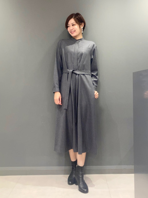 Solid Saxony Serine Dress | Theory luxe[セオリーリュクス]公式通販