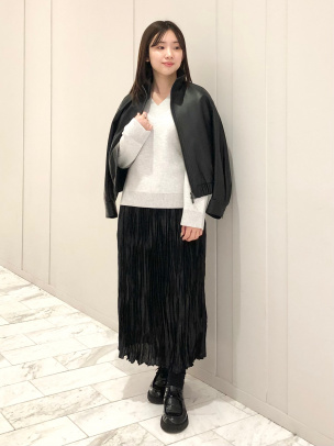 美品♪最高級 羊革 セオリーリュクス ノーカラー レザージャケット 黒 40 セオリーリュクス(Theory luxe)公式通販 レディースファッション