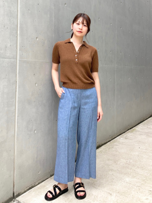 定価37400円　現行　theory セオリー　ストレッチリネンパンツ セオリー(Theory)公式通販 レディースファッション