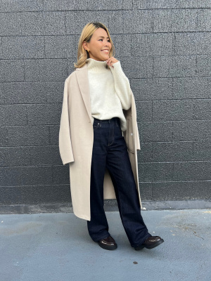 ジャケット・アウター FASHIRU /wool double face long coat Double Face Long Coat | UNIQLO US