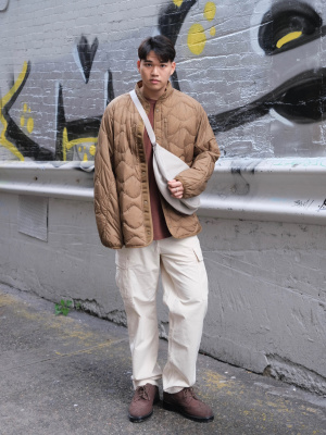 Men's White Mountaineering Recycled Hybrid Down Jacket | UNIQLO AU