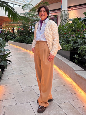 【oan】Cord Pleated Wide Pants Pleated Wide Pants | Corduroy | UNIQLO US