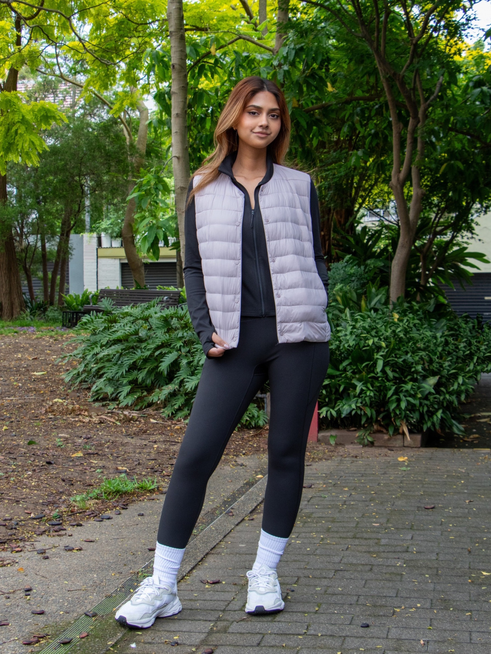 Check styling ideas for「PUFFTECH Compact Vest、AIRism Ultra Stretch