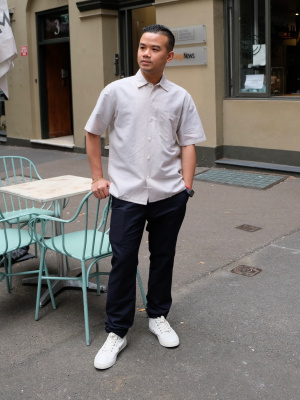 【COSYHARU】Linen s/s open collar short sleeve shirt Cotton Linen Open Collar Shirt | Short Sleeve | UNIQLO US