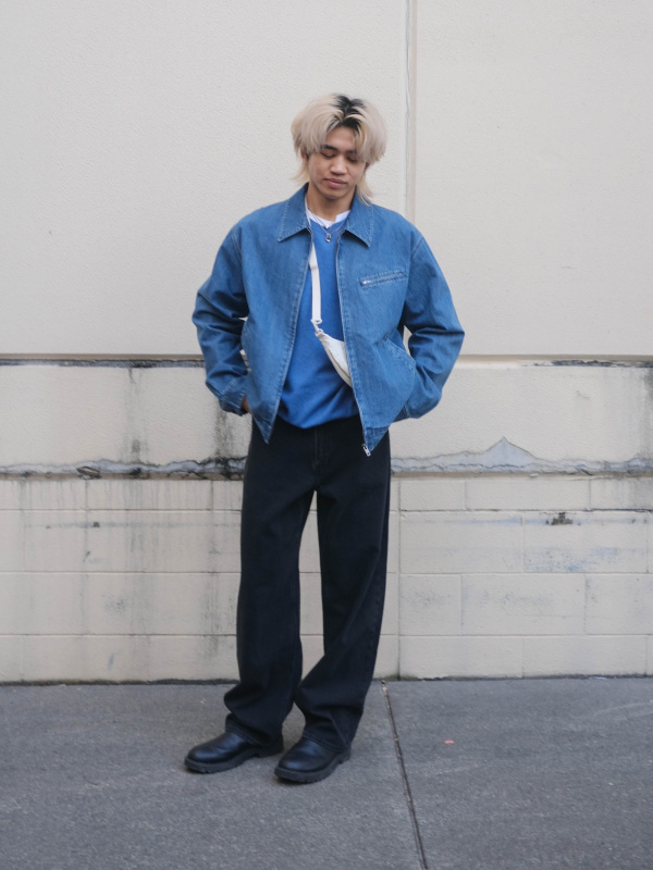 ジャケット・アウター thehighlights \"over \" ink navy Andy Tech Jacket - Black | Levi's® LV