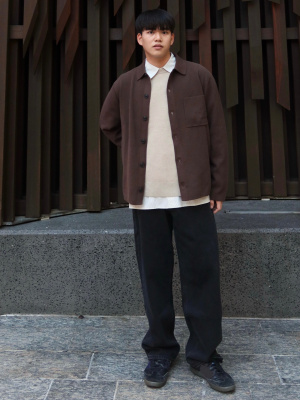 ちゃむ Broadcloth Oversized Shirt | Striped | UNIQLO US