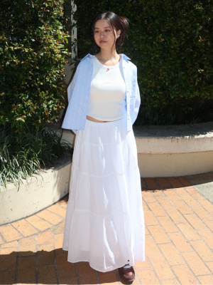 TIERED SKIRT