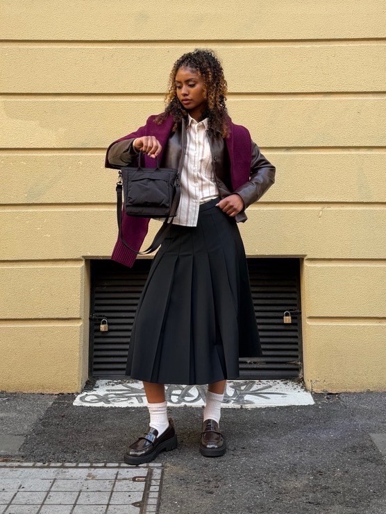 Coated Short Jacket | Faux Leather(Women's) outfit ideas| UNIQLO US