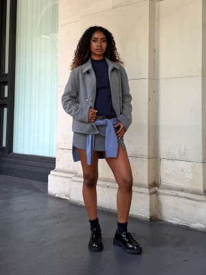 Women's Double Face Short Coat | UNIQLO US