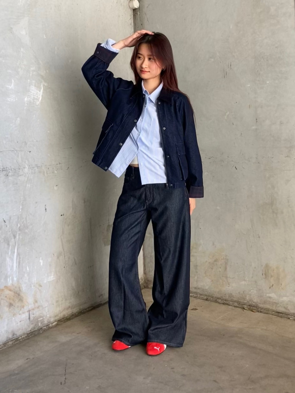 black t shirt dress with denim jacket An outfit using Ribbed High Neck T-Shirt and Barn Short Striped dress Color:Maroon Red Belfast Formal Dresses Burgundy Color twice the weight of