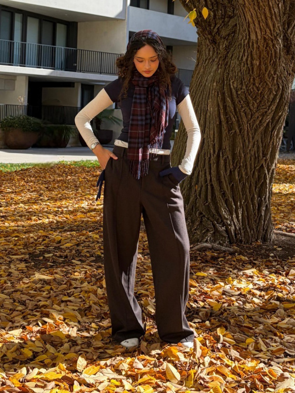 Brushed Jersey Wide Pants(Women's) outfit ideas| UNIQLO US