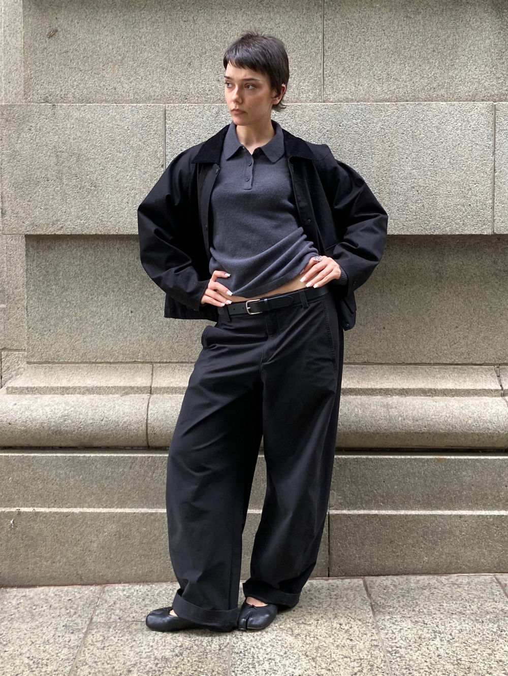 Check styling ideas for「SUPIMA® Cotton Oversized T-Shirt | Short