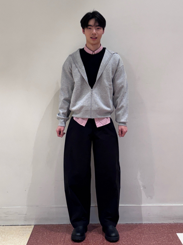 An outfit using Harrington Jacket and Sweat Oversized Full-Zip