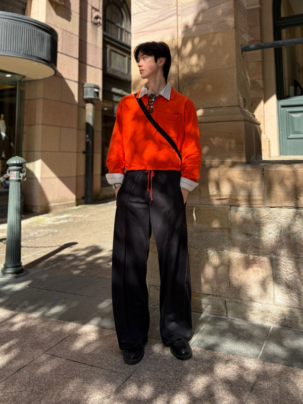 An outfit using Sweatshirt and Ultra Stretch AIRism UV Protection