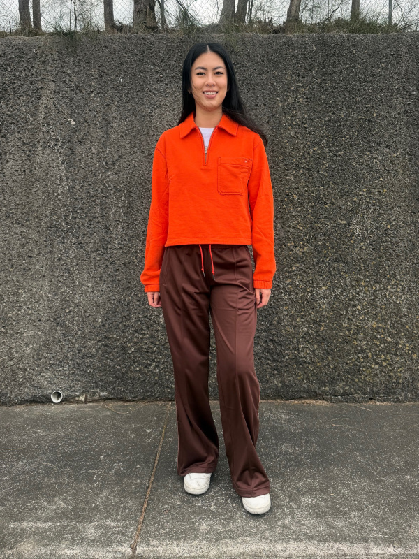An outfit using Mini T-Shirt and Wide Straight Color Jeans｜UNIQLO US