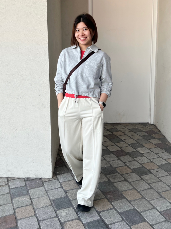 An outfit using Half-Zip Sweatshirt and Bicolor T-Shirt｜UNIQLO US
