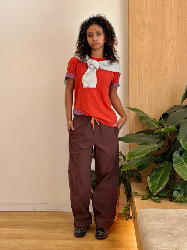 An outfit using Half-Zip Sweatshirt and Bicolor T-Shirt｜UNIQLO US