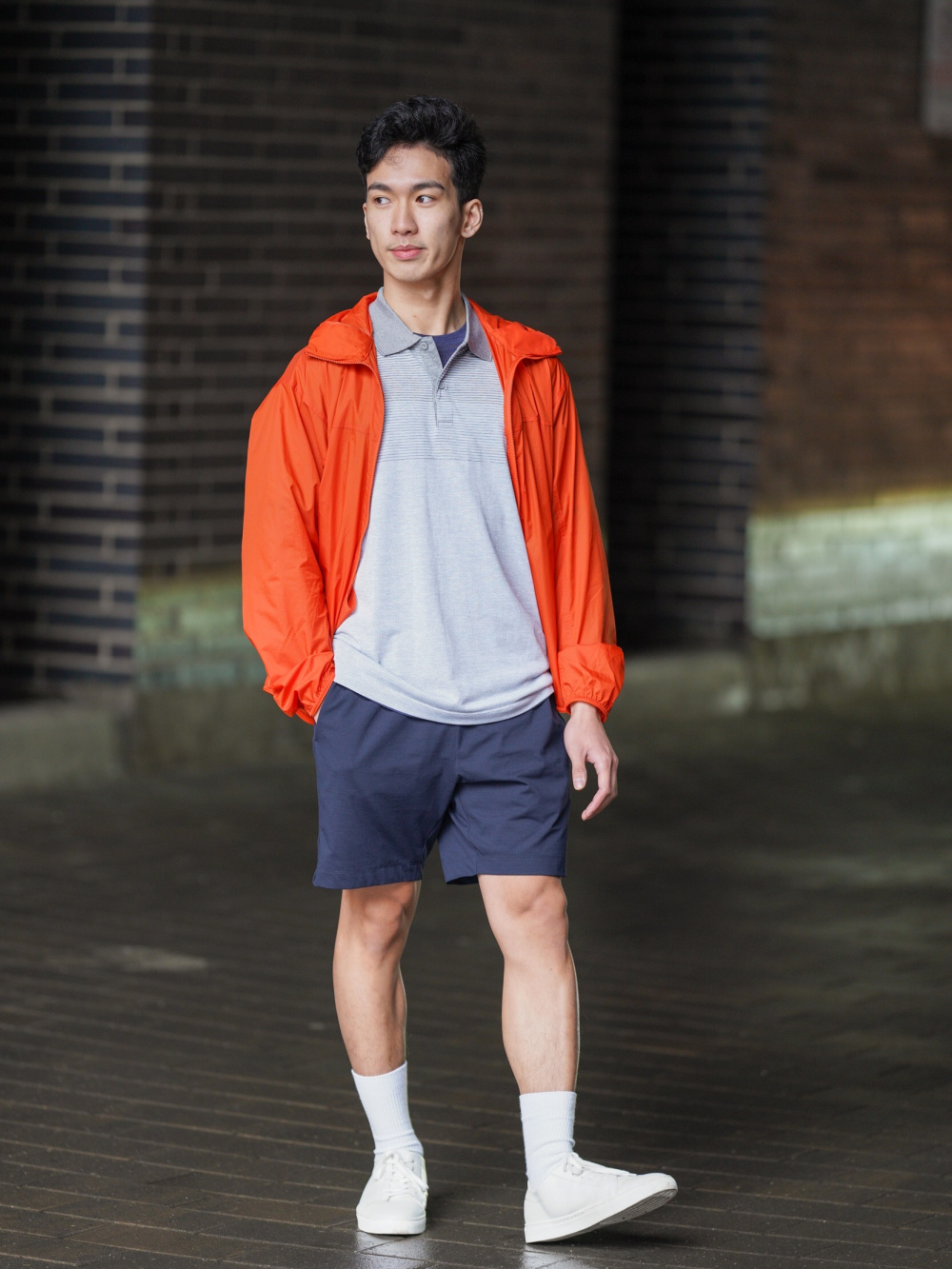 Check styling ideas for「Dry Pique Short Sleeve Polo Shirt、Ultra Stretch  DRY-EX Tapered Pants」