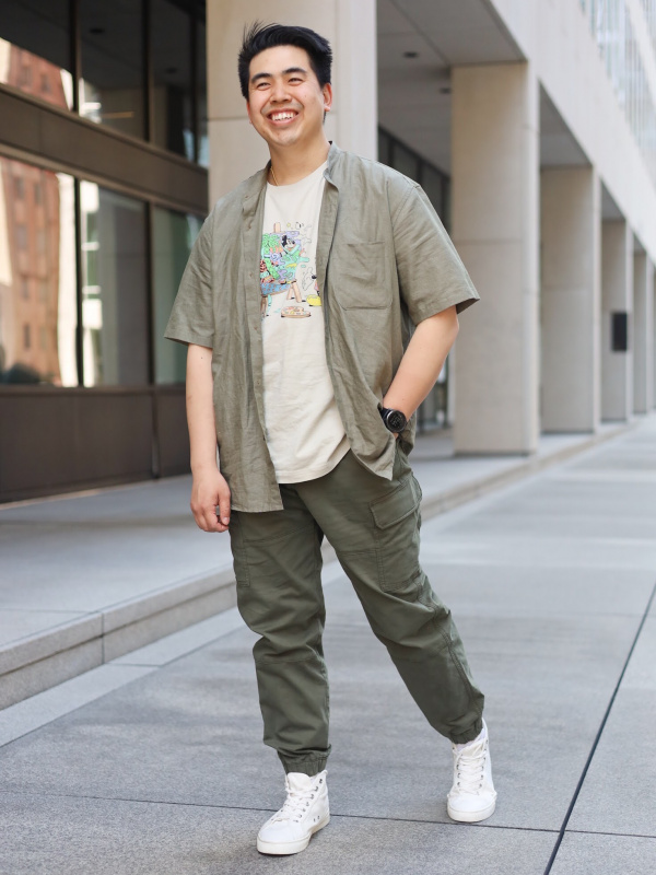 CARGO JOGGER PANTS（WIDE FIT）