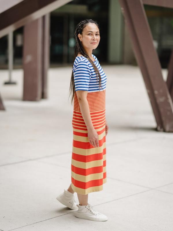 女裝UNIQLO and MARNI 條紋洋裝(短袖) | UQ 搜尋