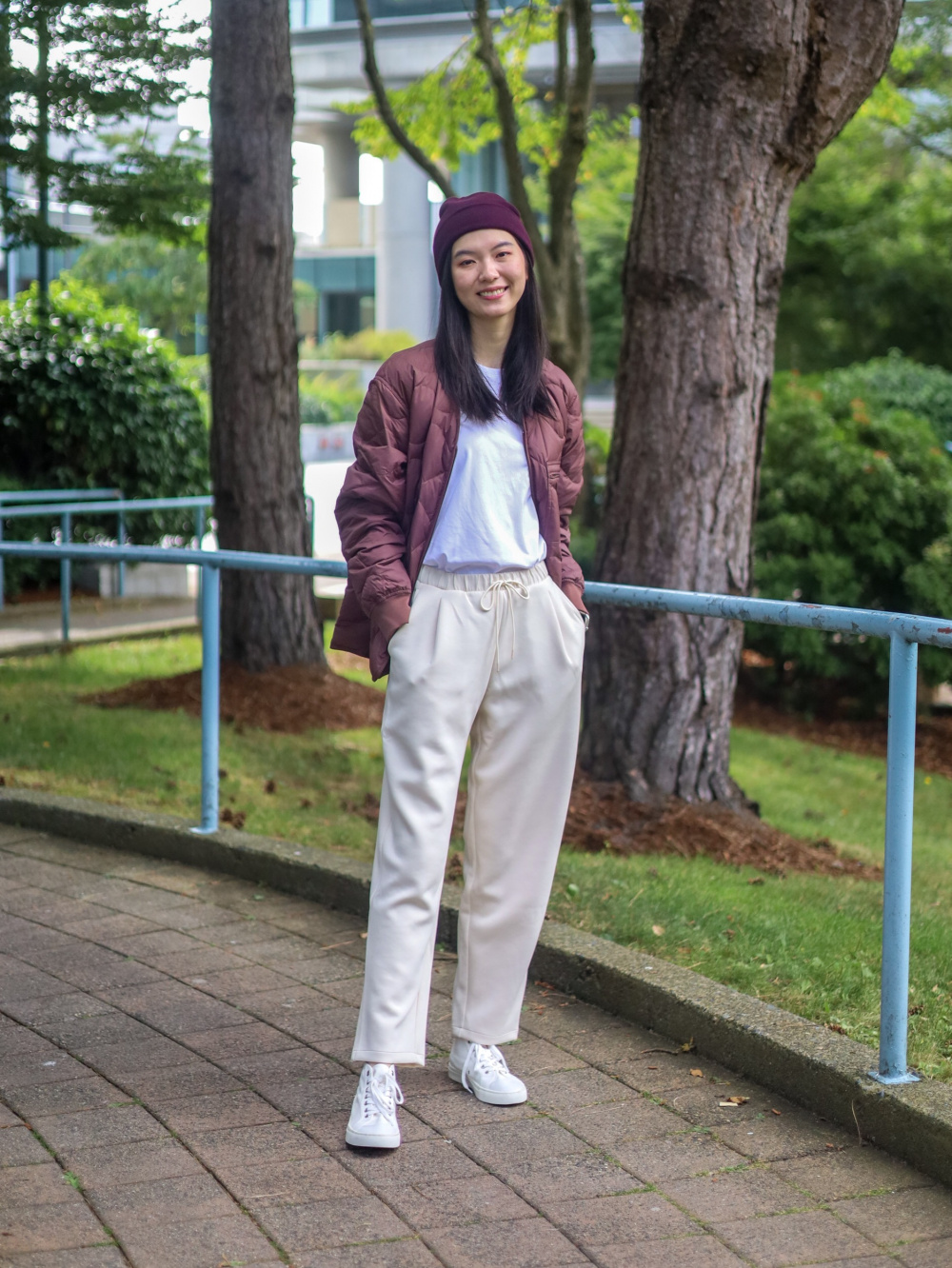 Check styling ideas for「Dry Sweat Tucked Tapered Pants、Soft