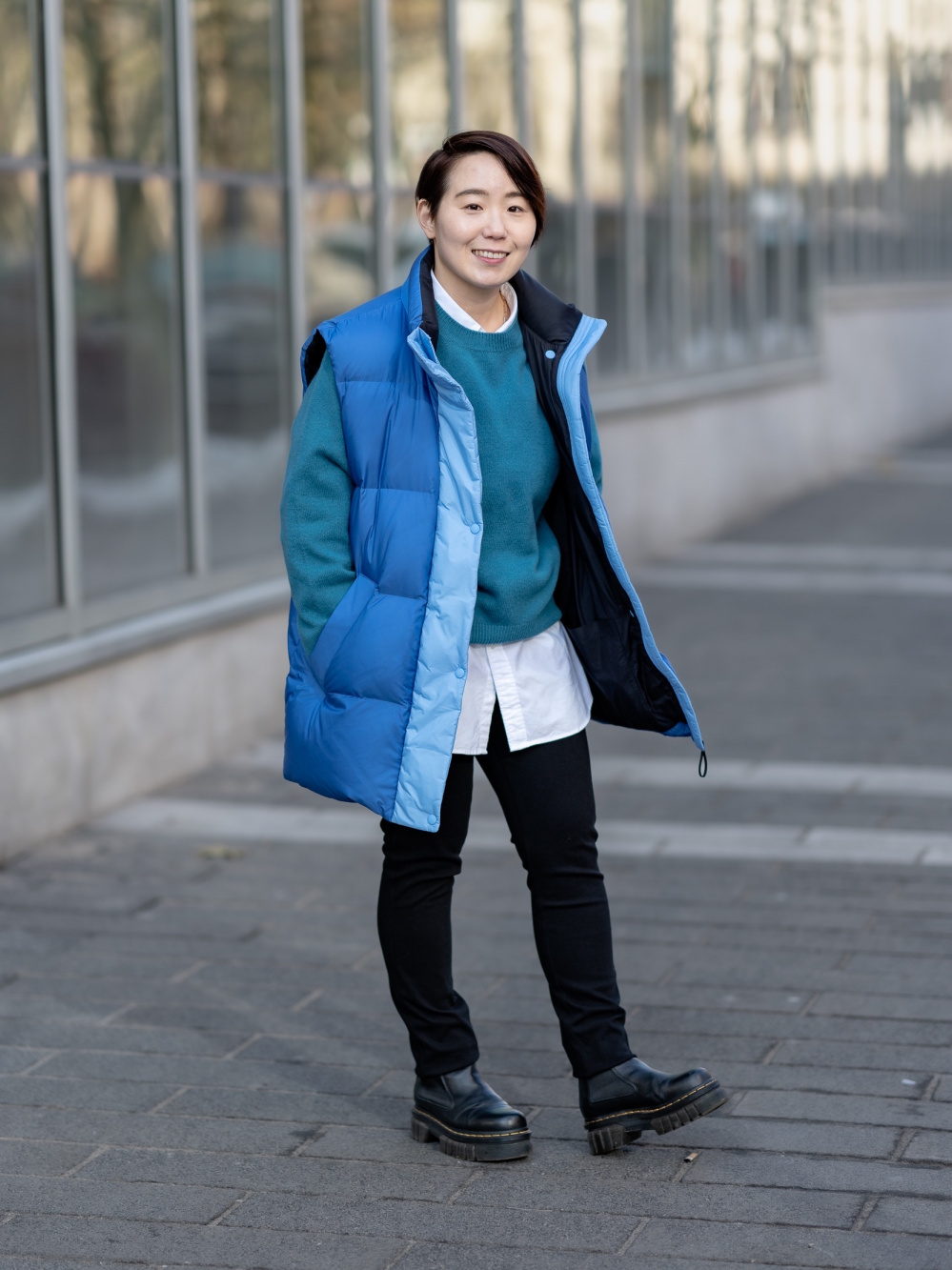 Check styling ideas for「Down Oversized Vest (MARNI)、HEATTECH Leggings (MARNI)」