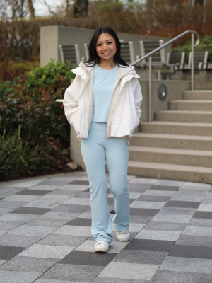◆codegraphy◆ Women's collar blouson jacket khaki CBESWJP15 Windproof Stand Collar Blouson | UNIQLO US