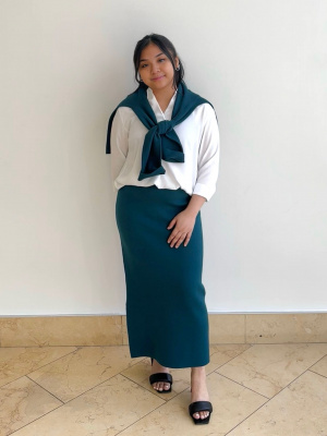 Rayon Skipper Collar Blouse | 3/4 Sleeve | UNIQLO US