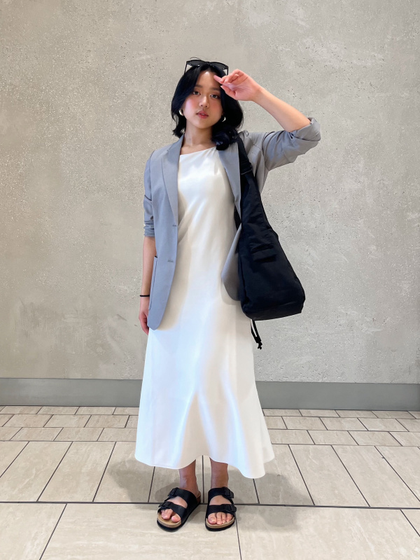 Crepe Jersey Camisole Bra Dress(Women's) outfit ideas| UNIQLO US